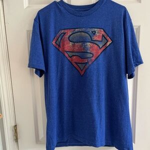 Superman, DC Comics, Blue Short Sleeve T-Shirt, Unisex, Short Sleeve, Large